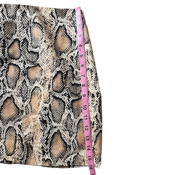 Wild Ginger Brown Snake Print Skirt Size 12 (Juniors) - Picture 5 of 12